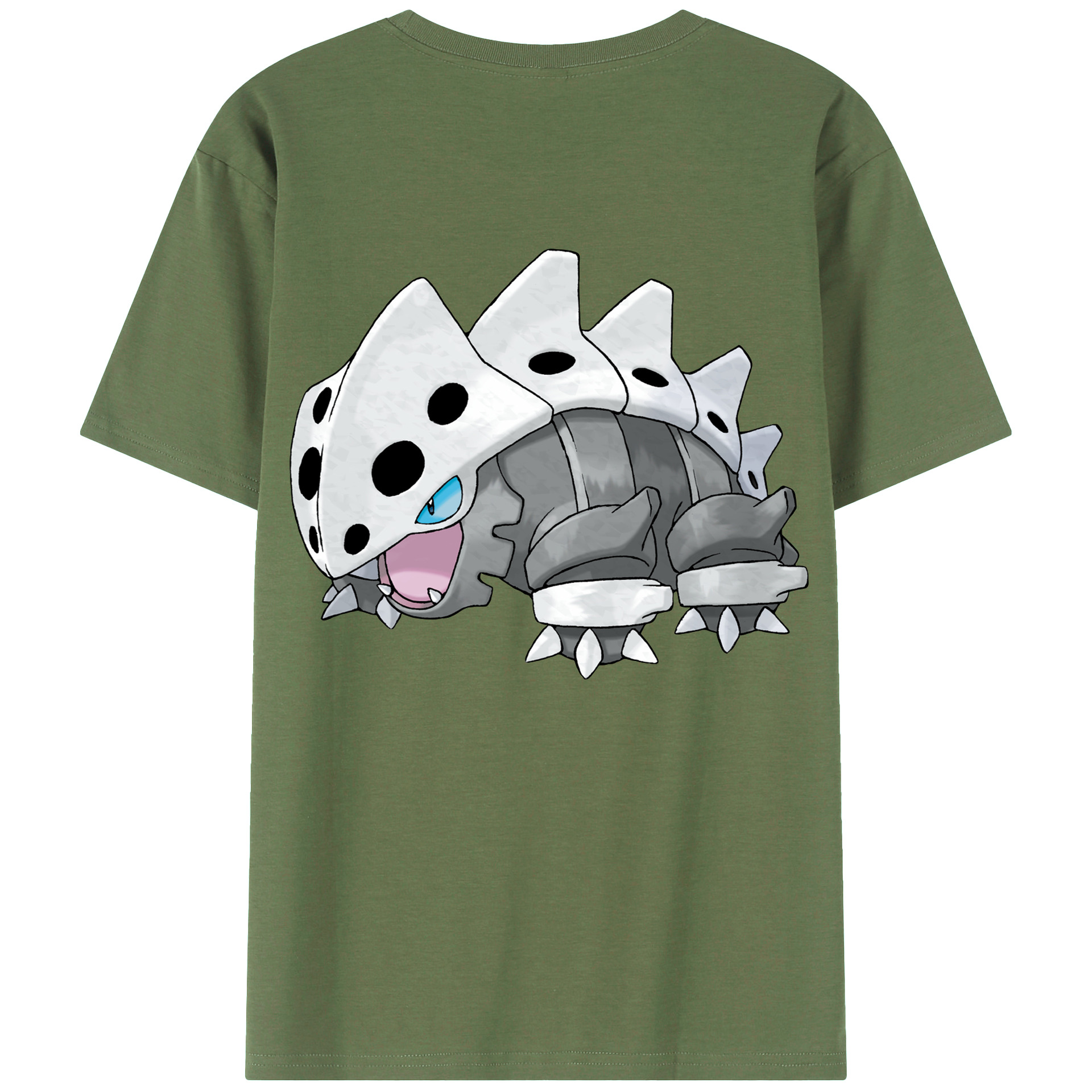 （画像用） ポケットモンスター Pokémon 綿100％ メンズ半袖Tシャツ（バックプリント） 通気性